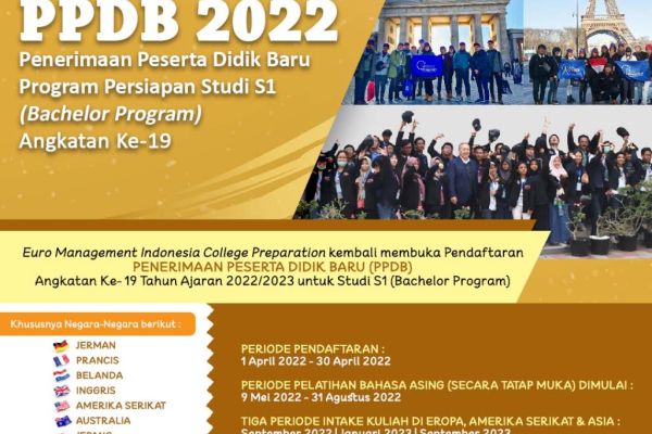 PPDB PPS S1 Study Abroad (BACHELOR PROGRAM) - Penerimaan Peserta Didik Baru Program Persiapan Studi S1 (Bachelor Program) ke Luar Negeri